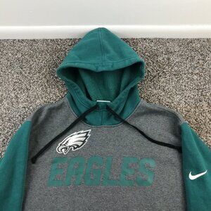 2022 Philadelphia Eagles Hoodie Nike Fleece Lined Sweatshirt Mens Large